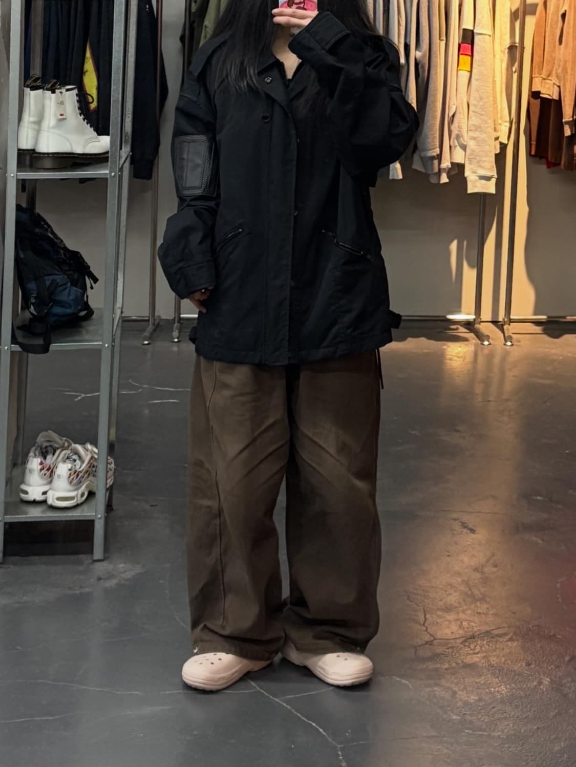 준지 MK3 99 블랙 견장 블루종 자켓 A3119 상품이미지1