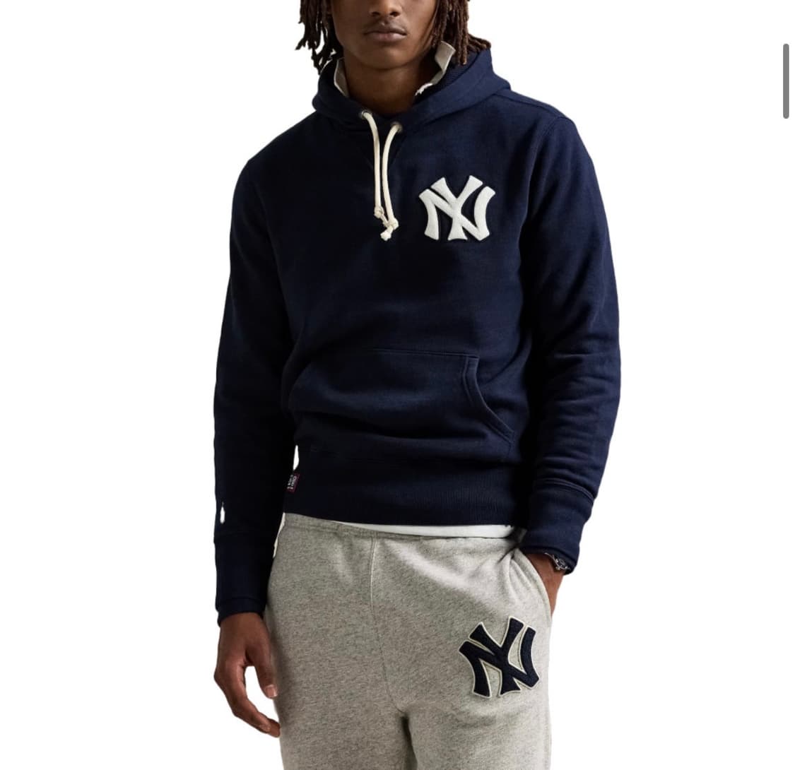 폴로 mlb 네이비 후드 L사이즈 상품이미지2
