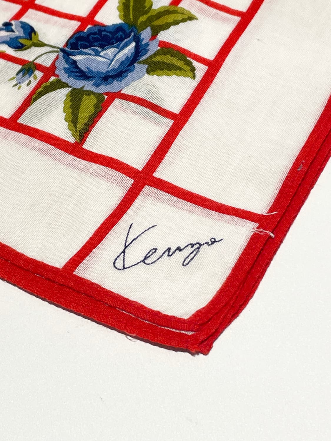 겐조 00s 재팬 플라워 패턴 쁘띠 손수건 A1454 상품이미지4