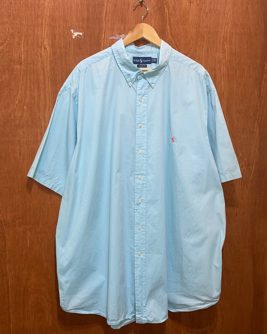 (3XL) POLO 폴로 랄프로렌 솔리드 반팔 셔츠 클래식핏 상품이미지3