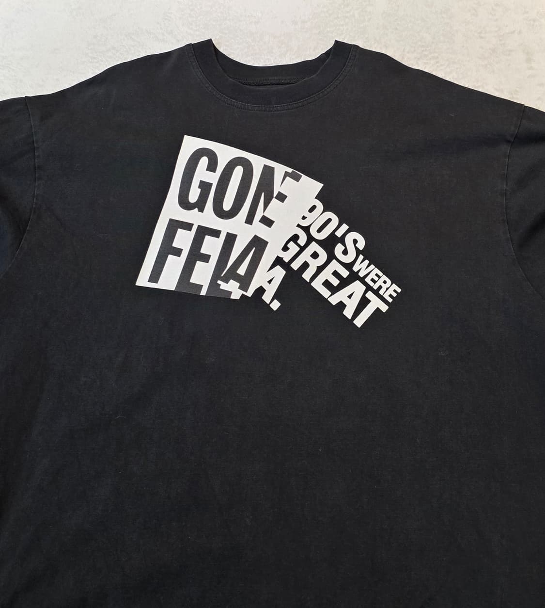 (남녀공용) 페인팅 포인트 반팔 박스티 상품이미지8