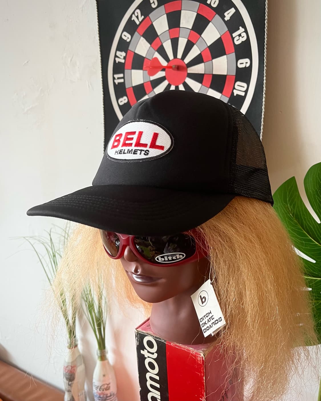 Vintage "BELL Helmets" Patch Trucker Cap 상품이미지4