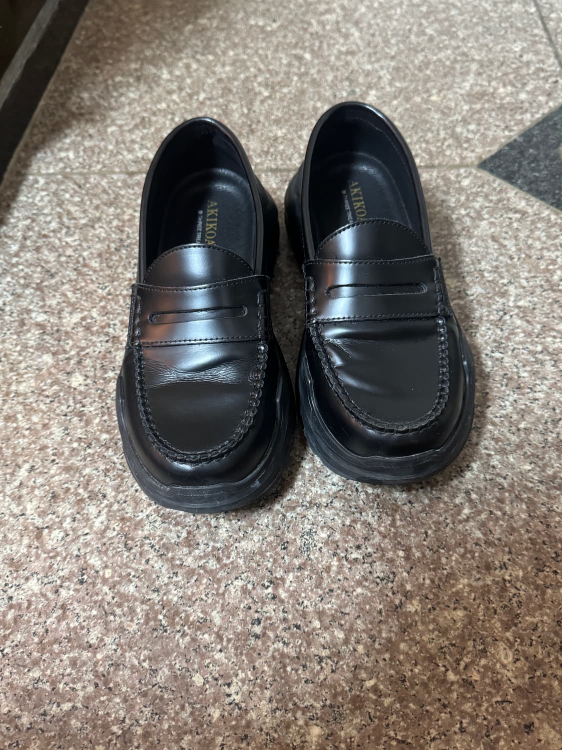 아키코아오키 로퍼 리얼레더 36 상품이미지1