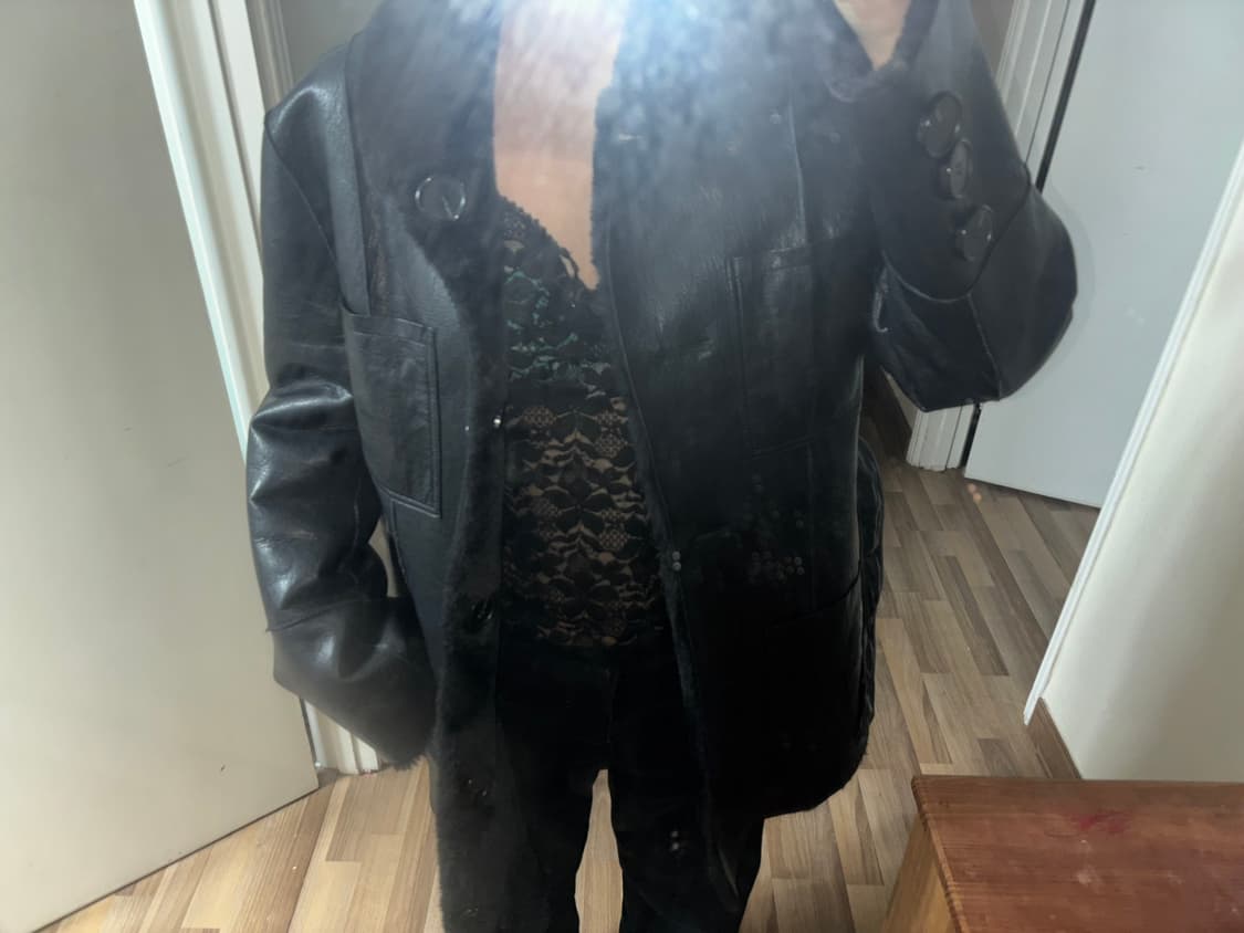 낫 유어 로즈 리버시블 퍼 무스탕 코트 상품이미지6