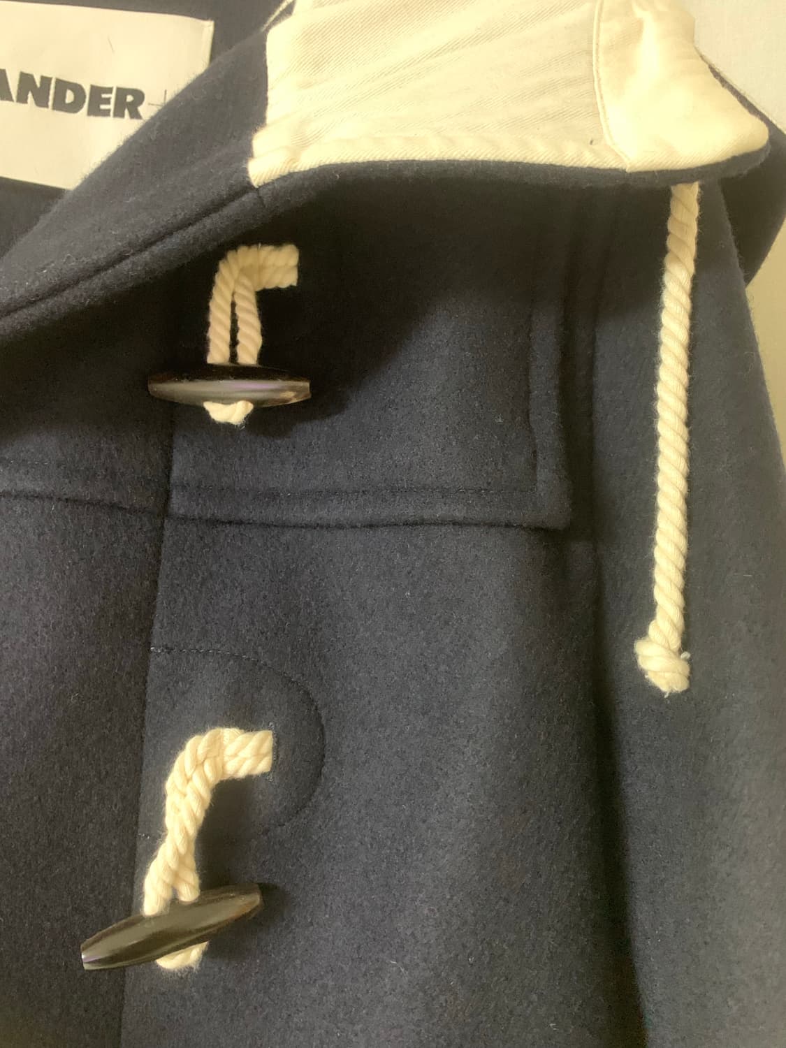 JIL SANDER+ 네이비 더플 코트 38 (100-105) 상품이미지4