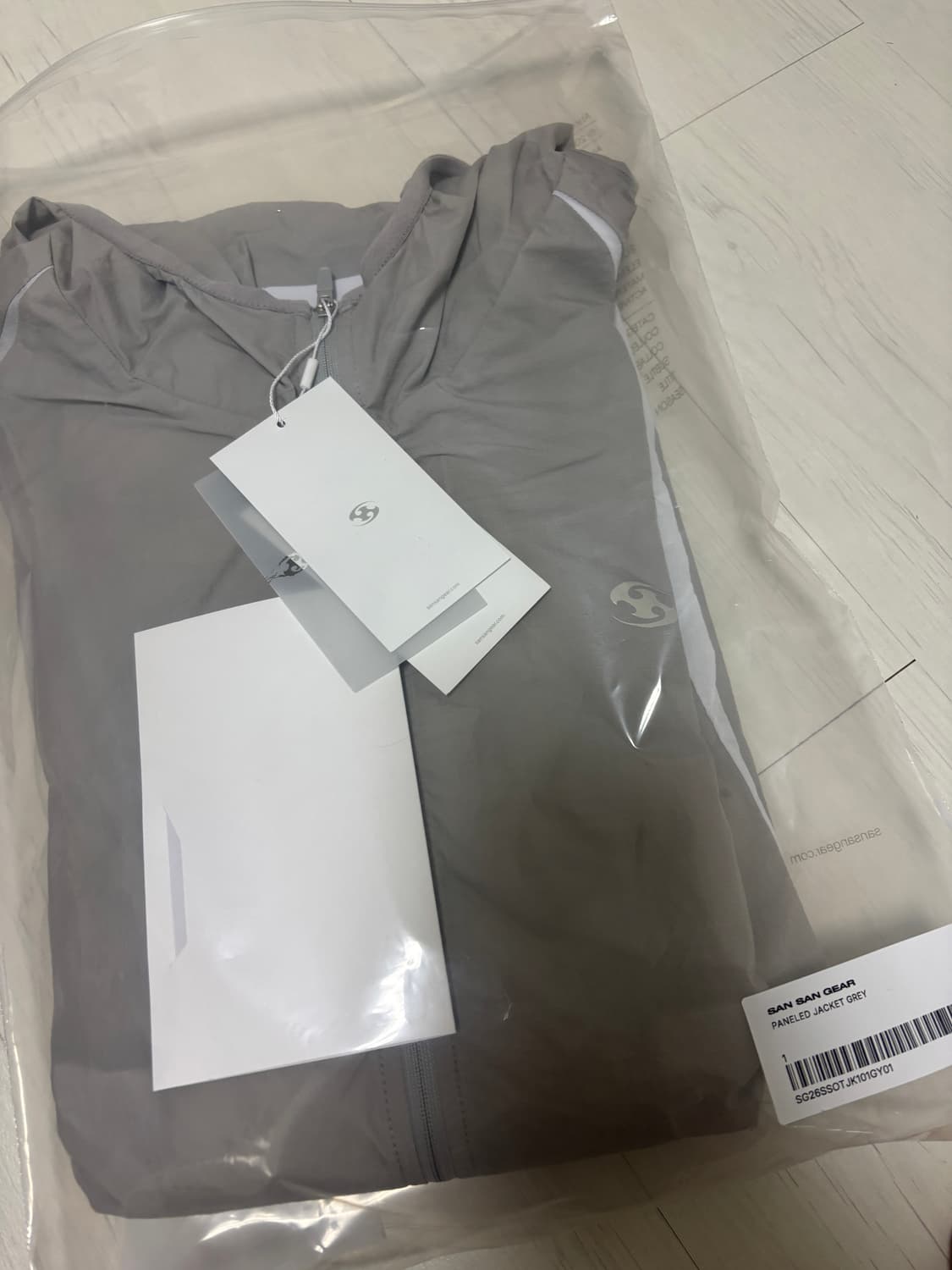 산산기어 패널드 자켓 그레이 - 26ss 1사이즈 상품이미지1