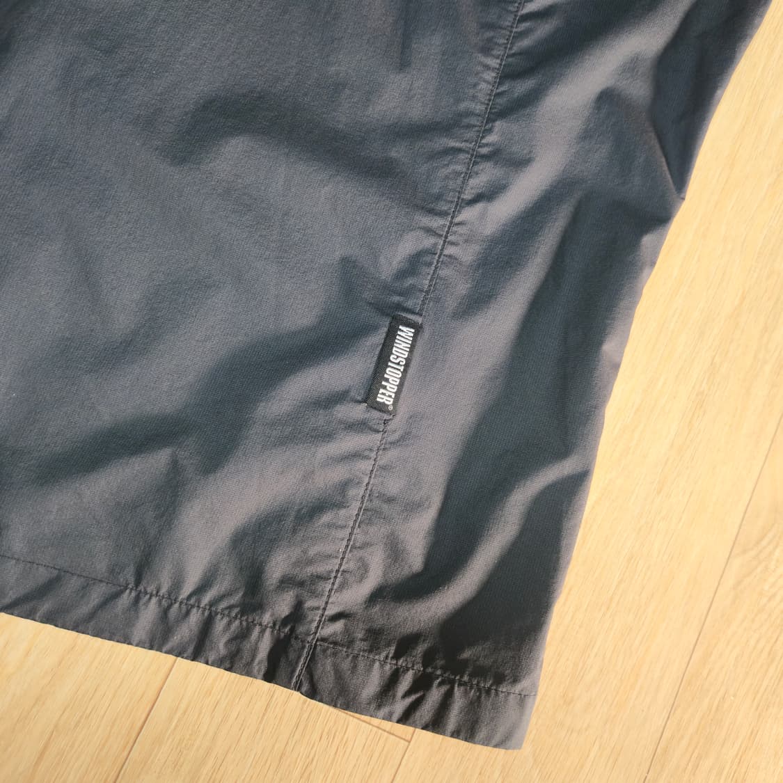 L) 몽벨 윈드스토퍼 다크그레이 바람막이 자켓 상품이미지7