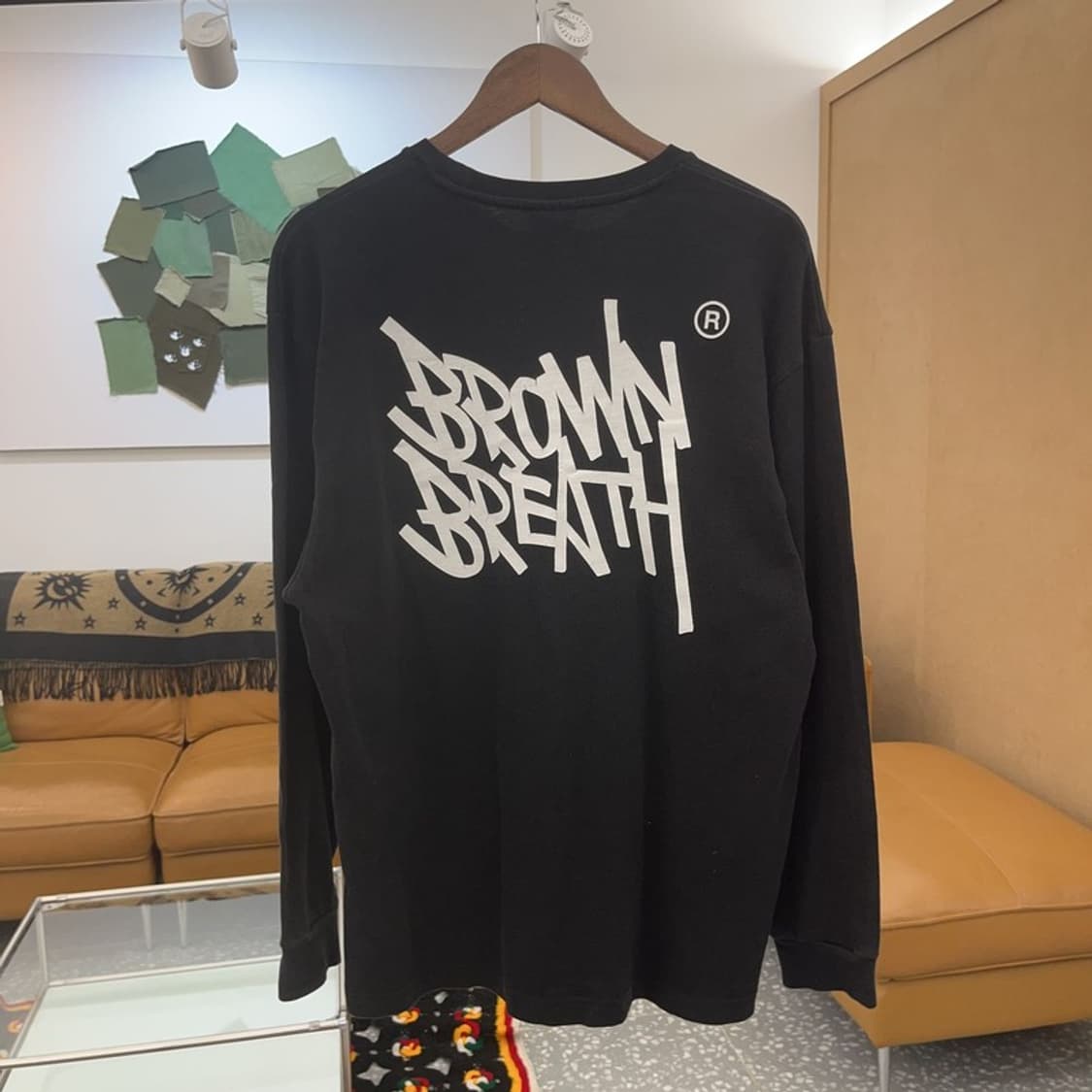 브라운브레스 빅로고 롱슬리브 긴팔 티 L C06482 상품이미지4