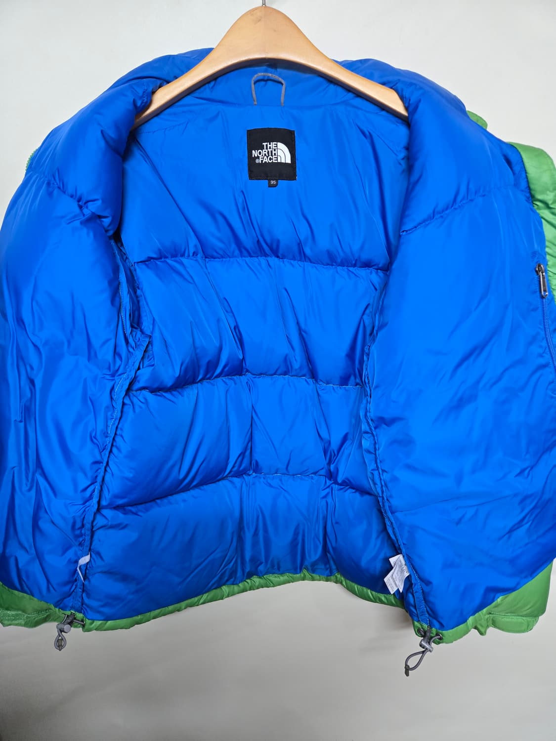 노스페이스 700 눕시 패딩 블루/그린95 상품이미지3