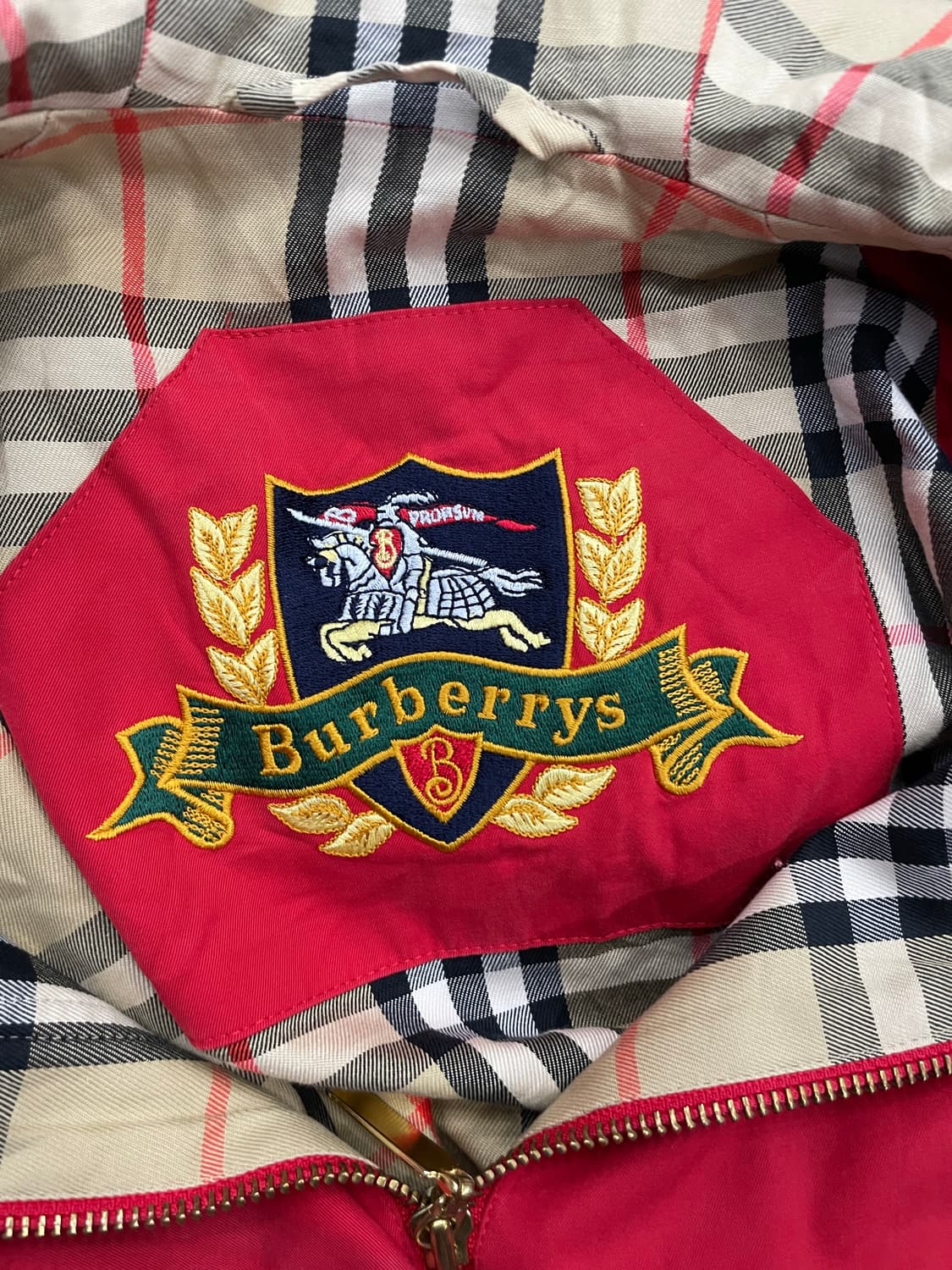 버버리 코튼 트렌치코트 레드 9 상품이미지5