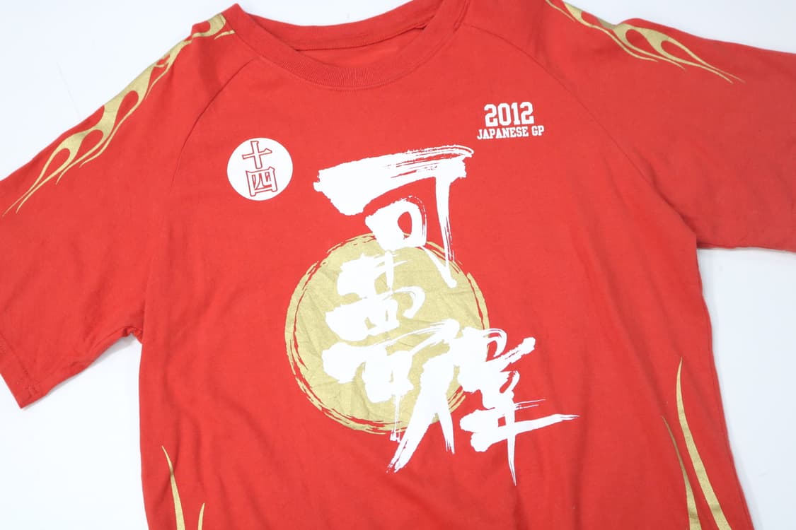 2012 F1 재팬 GP 고바야시 카무이 오피셜 그래픽 티셔츠 (L) 상품이미지3