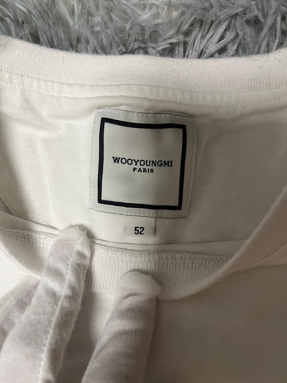 [23ss/52size] 우영미 백로고 롱슬리브 상품이미지3