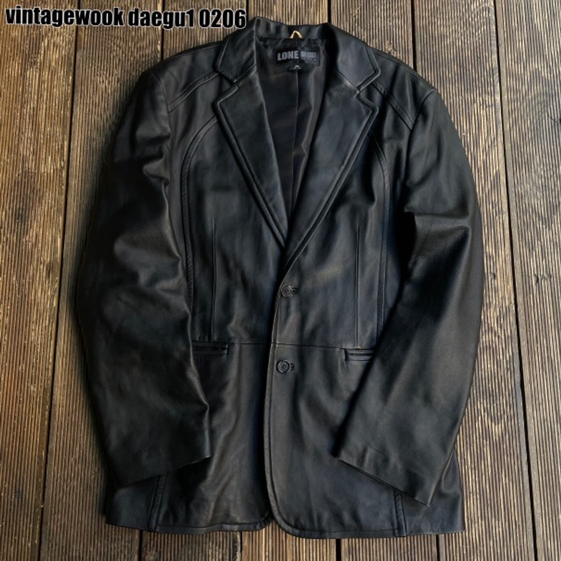정욱진 빈티지 레더자켓  상품이미지2