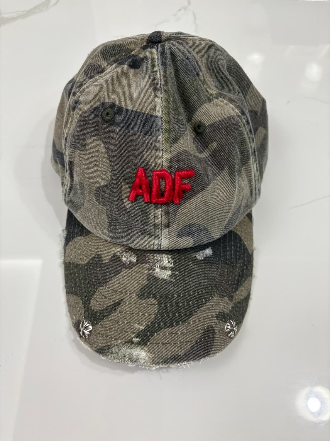 ARNODEFRANCE 빈티지 카모 캡 상품이미지5