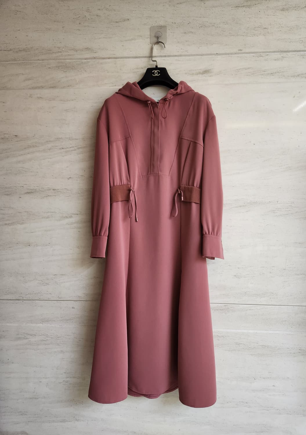 (코랄색상)JJ지고트(JJRO) 후드 집업 드로우스트링 원피스 55사이즈 상품이미지1