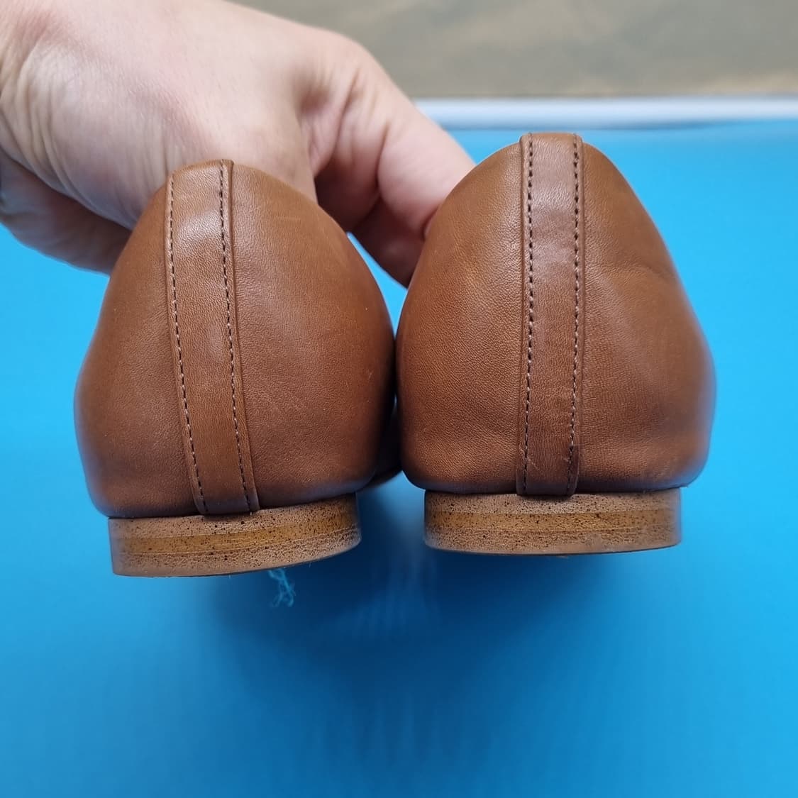 클락스 브라운 여성플렛슈즈225 상품이미지4