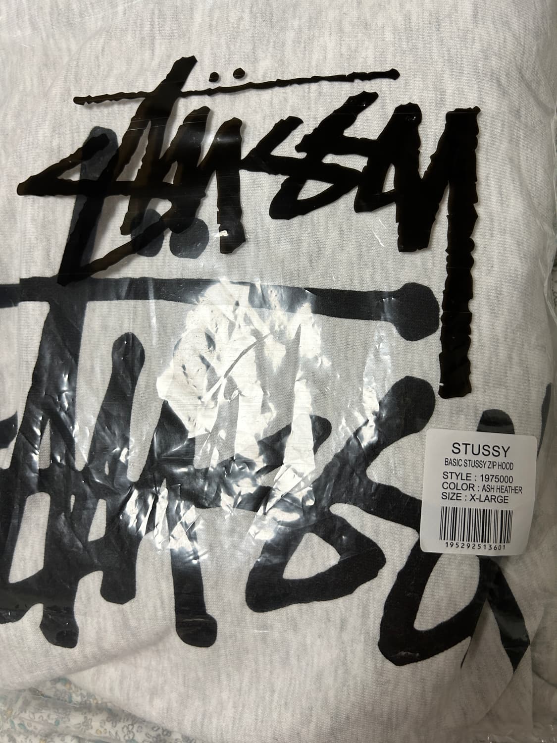 스투시 베이직 후드집업 XL 새상품 상품이미지2