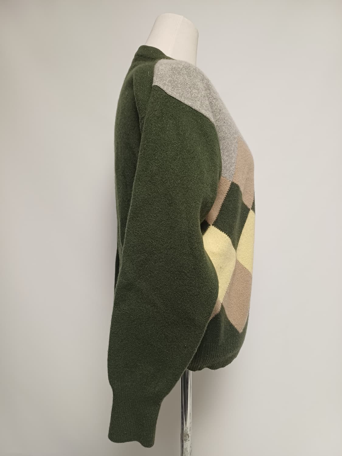 (희귀/Japan) 라코스테 아가일 울 100% 브이넥 니트 상품이미지2