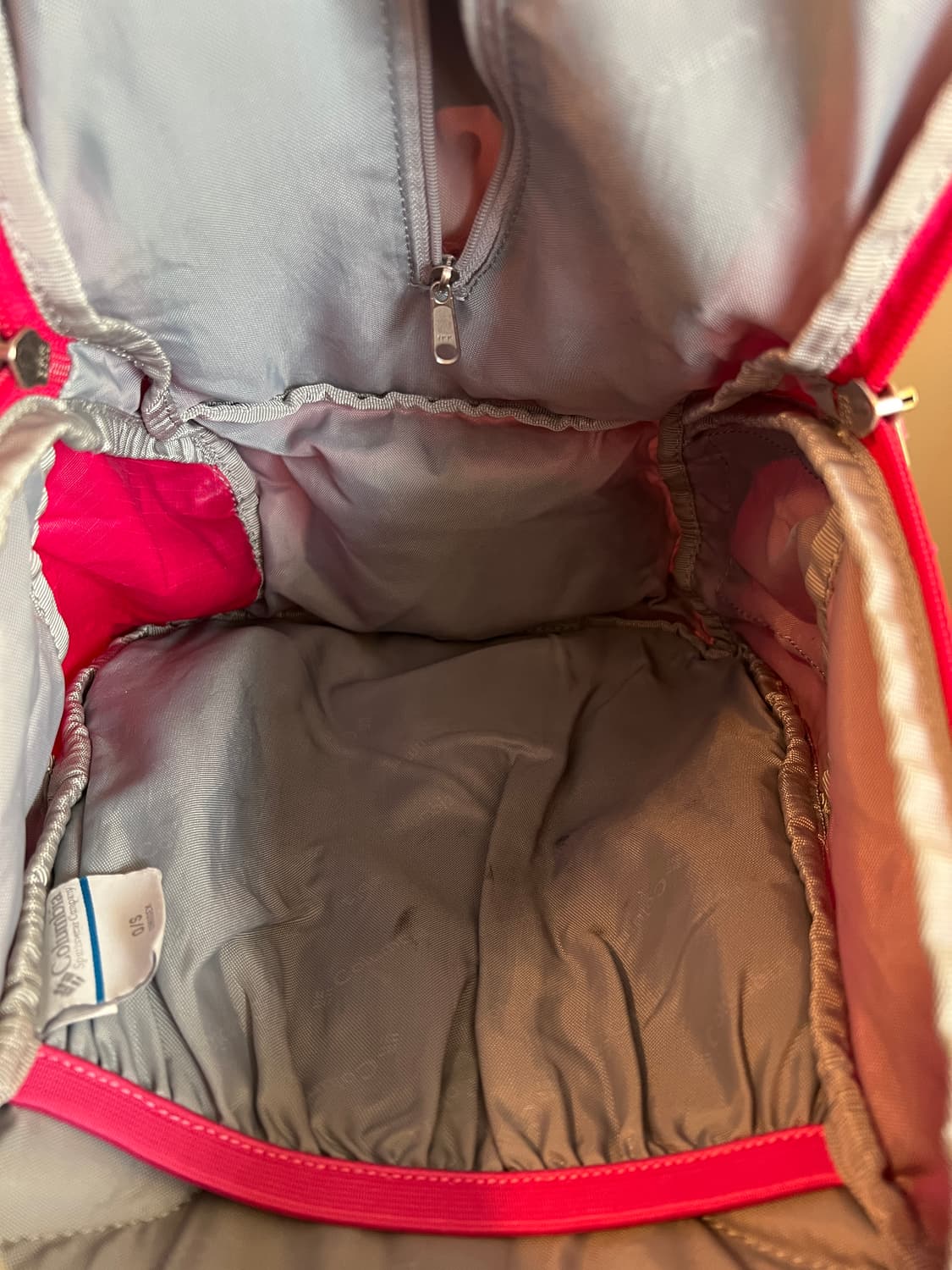 콜롬비아 빈티지 땡땡이 핑크 블루 백팩 상품이미지7