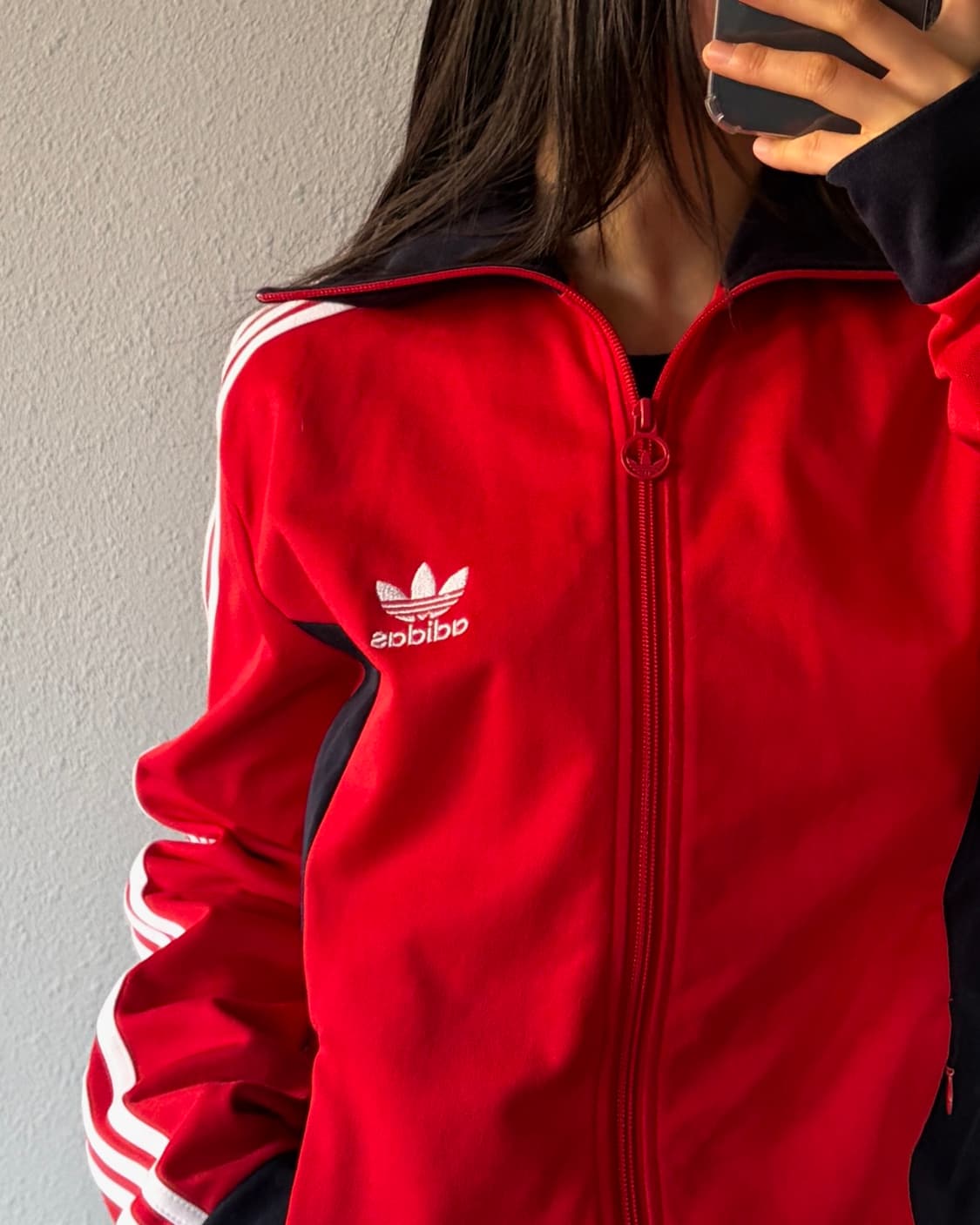 [M]아디다스 유로파 레드 네이비 트랙탑 져지 상품이미지2