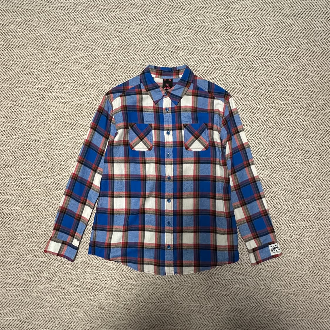 X-GIRL woman check shirt 상품이미지1