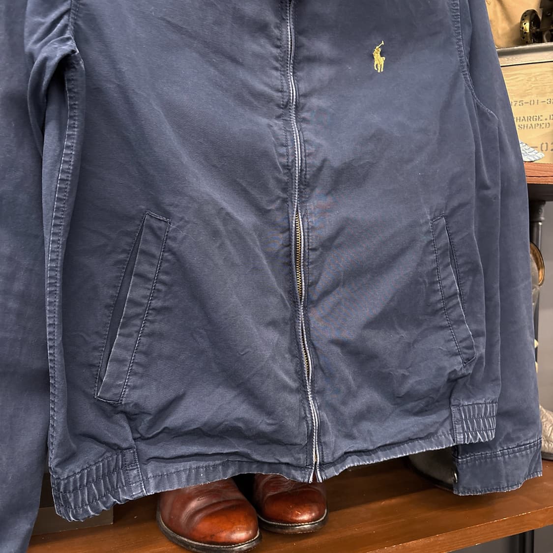 90s 폴로 랄프로렌 클래식 코튼트윌 스윙자켓 빈티지워싱 N831 상품이미지4