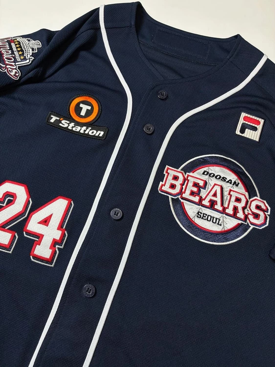 두산 베어스 오재원 선수 반팔 유니폼 PN9065 상품이미지5