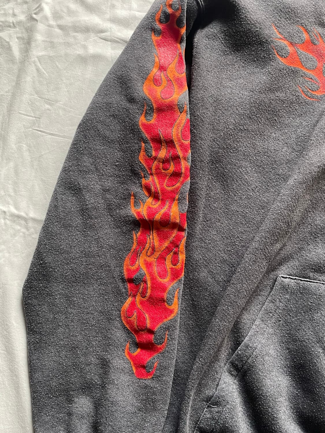 90‘s 할리데이비슨 플레임 후디 상품이미지2