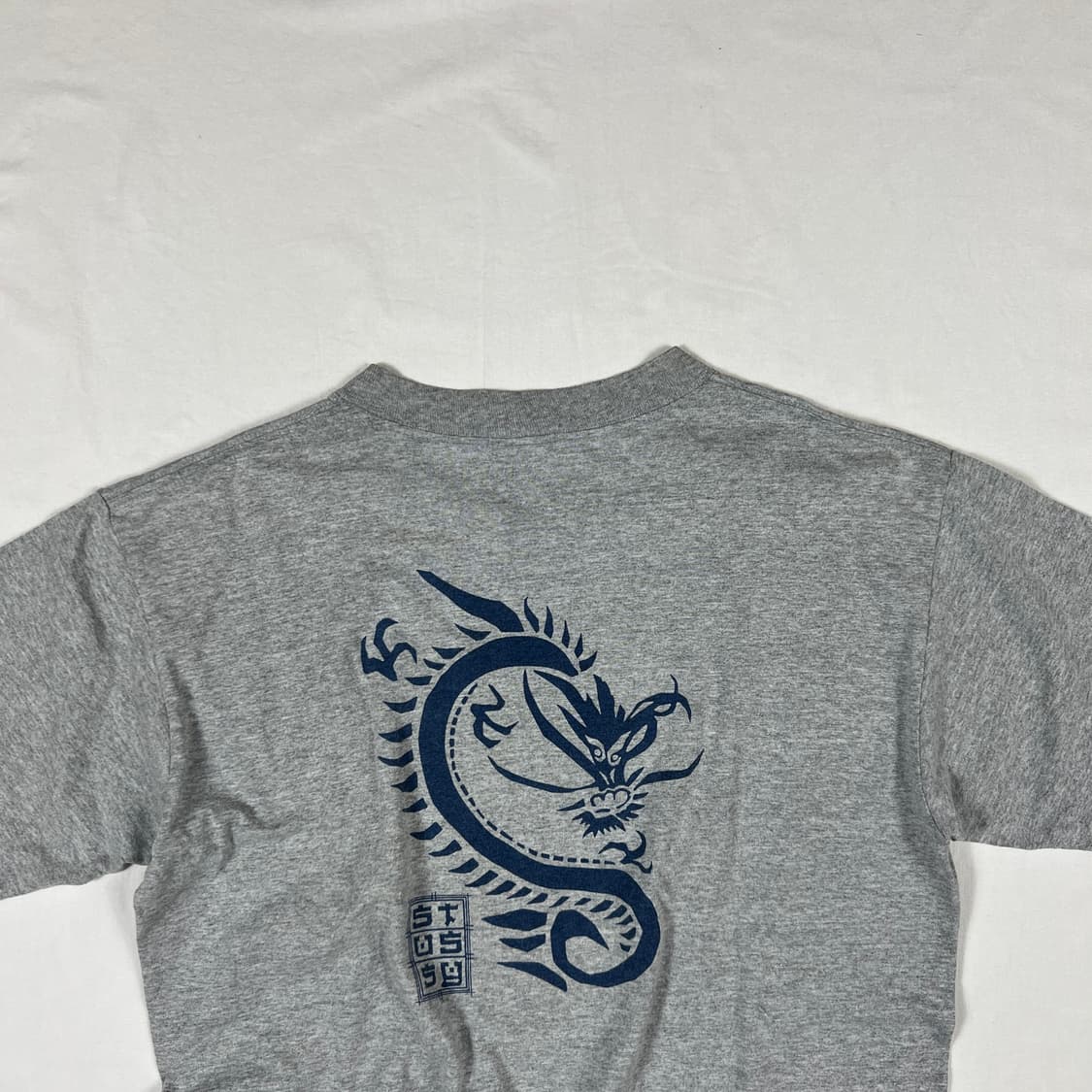 90‘s 스투시 stussy 드래곤 로고 반팔티 상품이미지5
