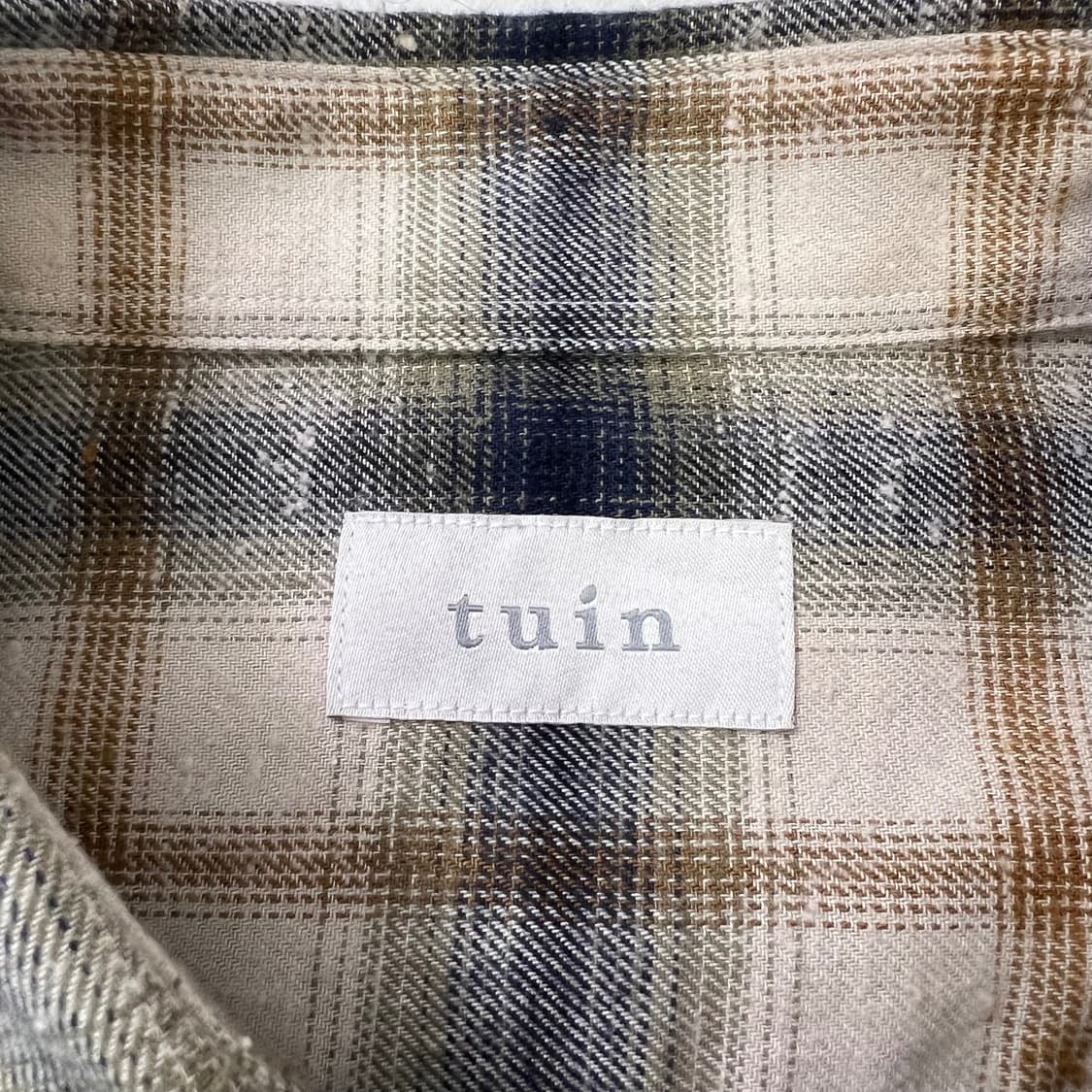 tuin 체크 플란넬 셔츠 상품이미지5