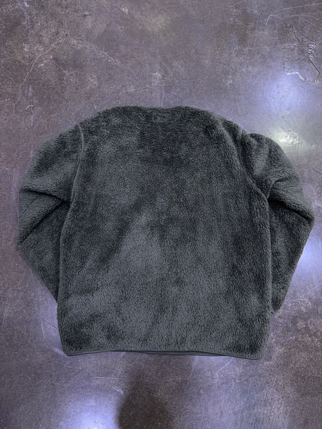 유니클로 엔지니어드가먼츠 후리스 플리스 풀오버 올리브 M 상품이미지2