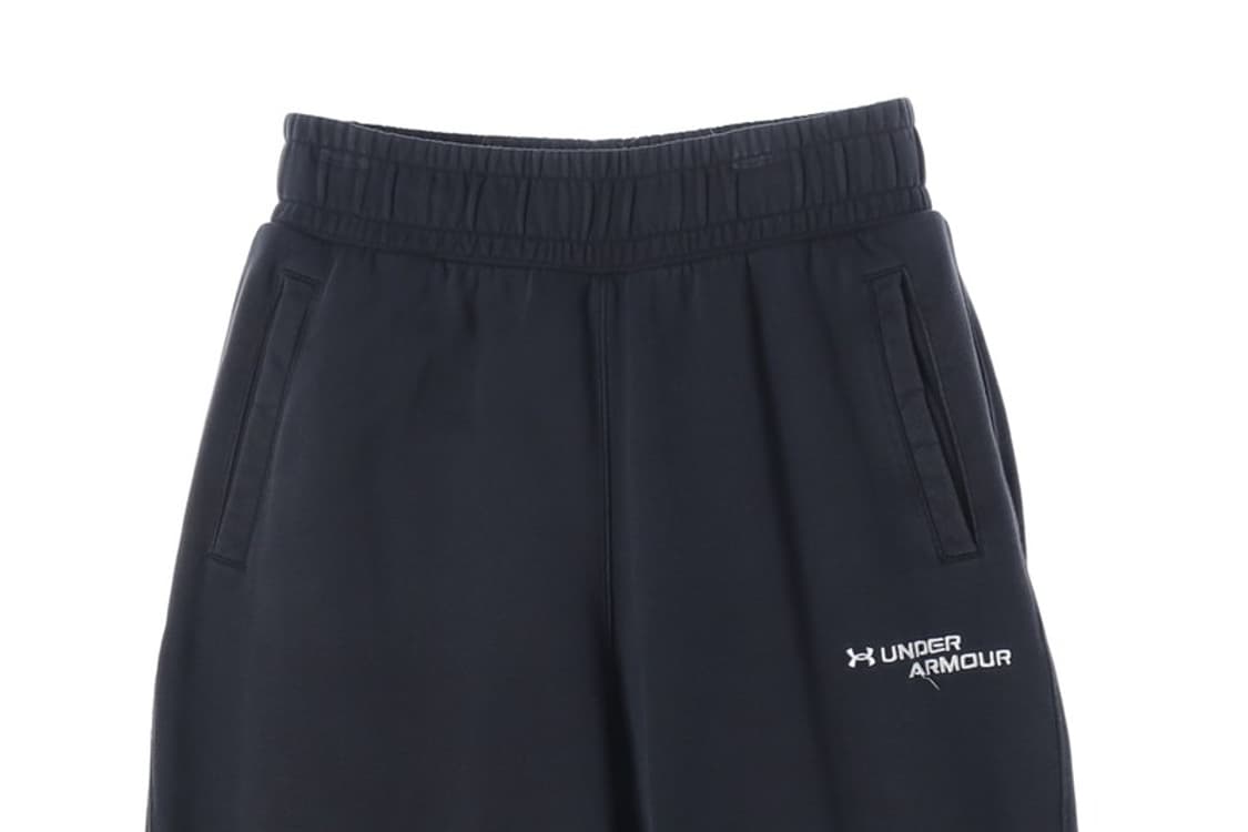 언더아머 루즈핏 코튼 조거 팬츠 블랙 L 상품이미지3