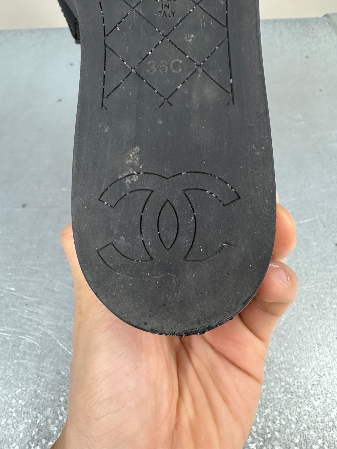 샤넬 CC 로고 샌들 36 상품이미지9