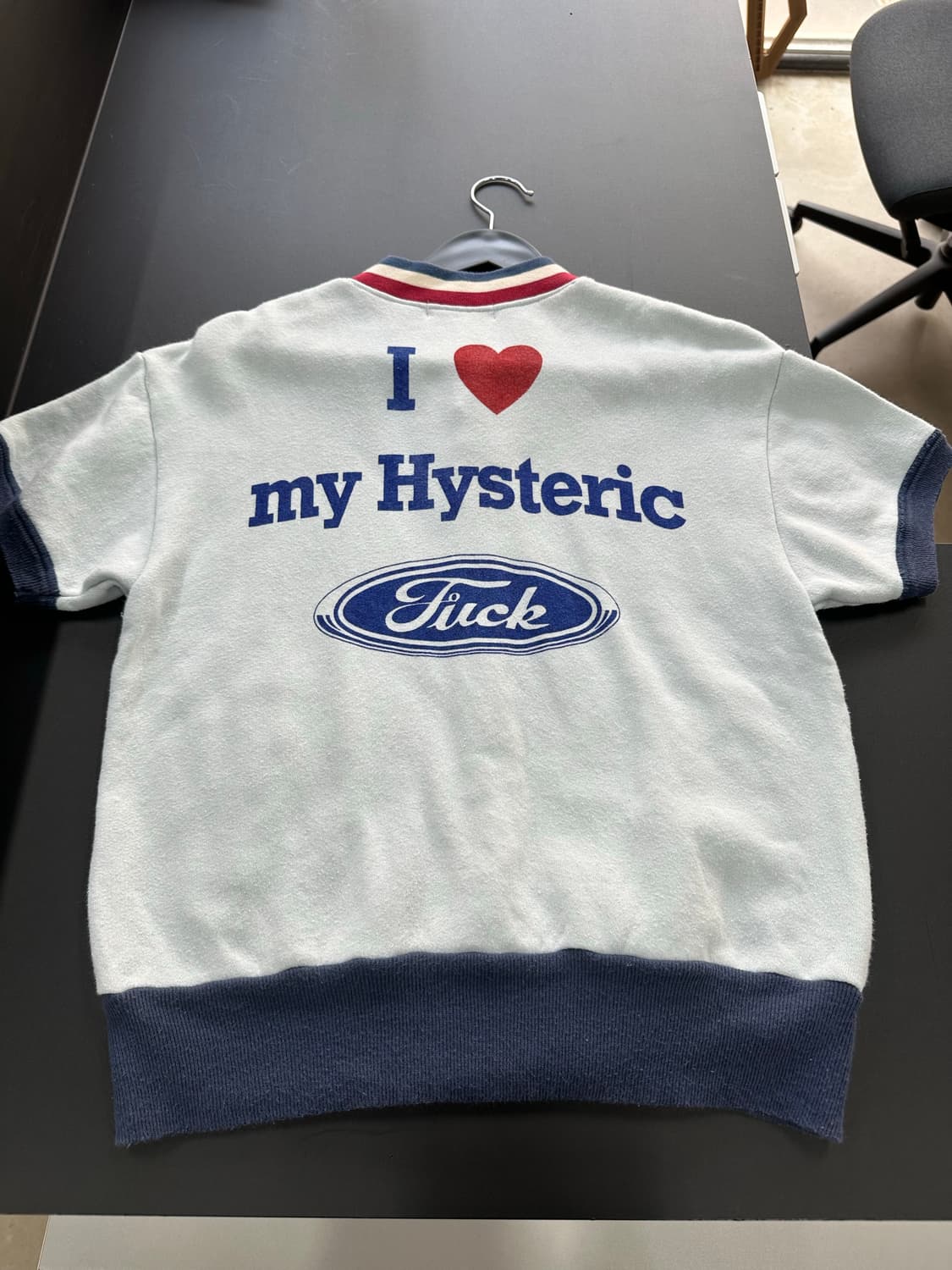 히스테릭글래머 아카이브 아이러브히스테릭 코튼트레이닝 반팔집업 상품이미지5