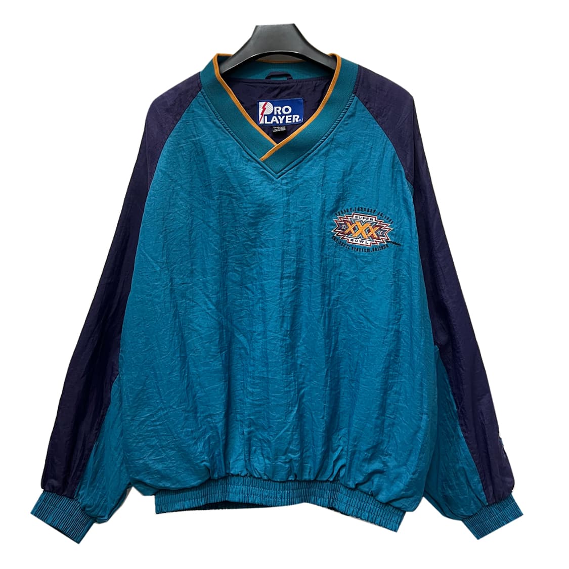 90s USA 프로플레이어 슈퍼볼 바람막이 웜업 2XL 상품이미지1