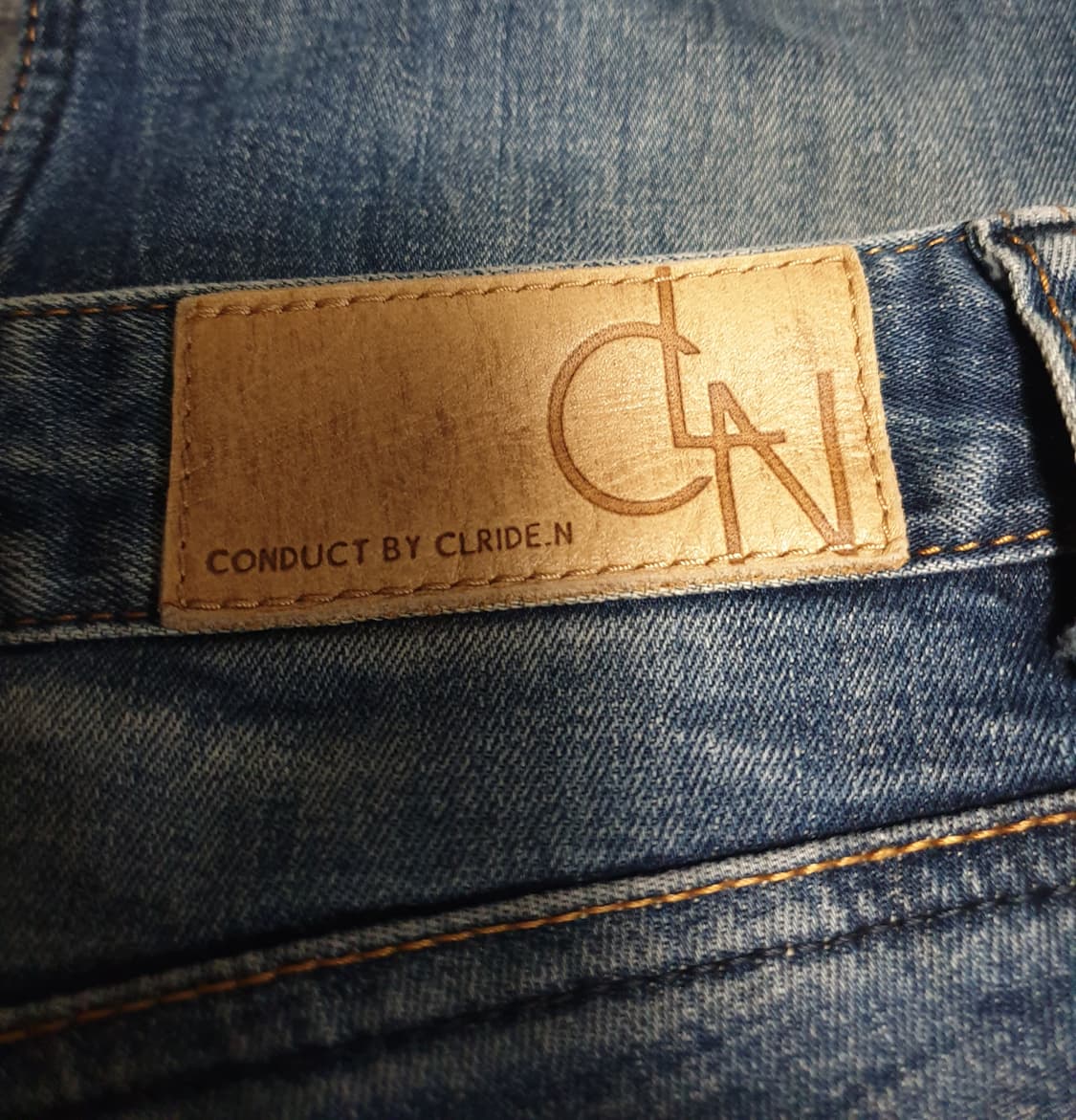 클라이드앤 CONDUCT 빈티지워싱 슬림 스트레이트 데님 팬츠 (34) 상품이미지4