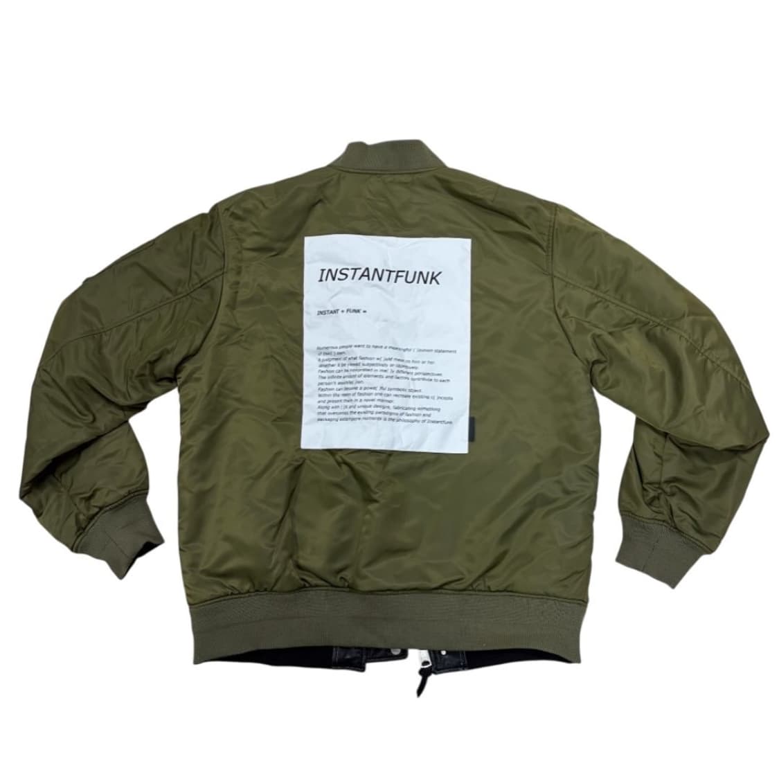 인스턴트펑크 리버시블 ma-1항공점퍼양가죽자켓 상품이미지5