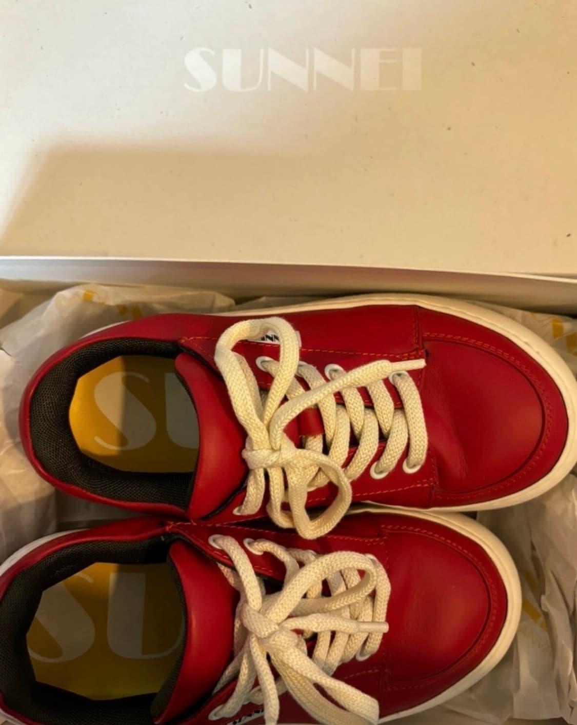 Sunnei Dreamy Leather Red  상품이미지4