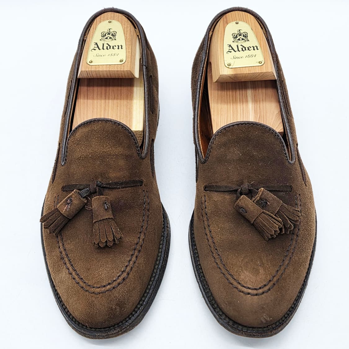 Alden 알든 666 스웨이드 테슬로퍼 브라운 (7 1/2 D) 상품이미지5