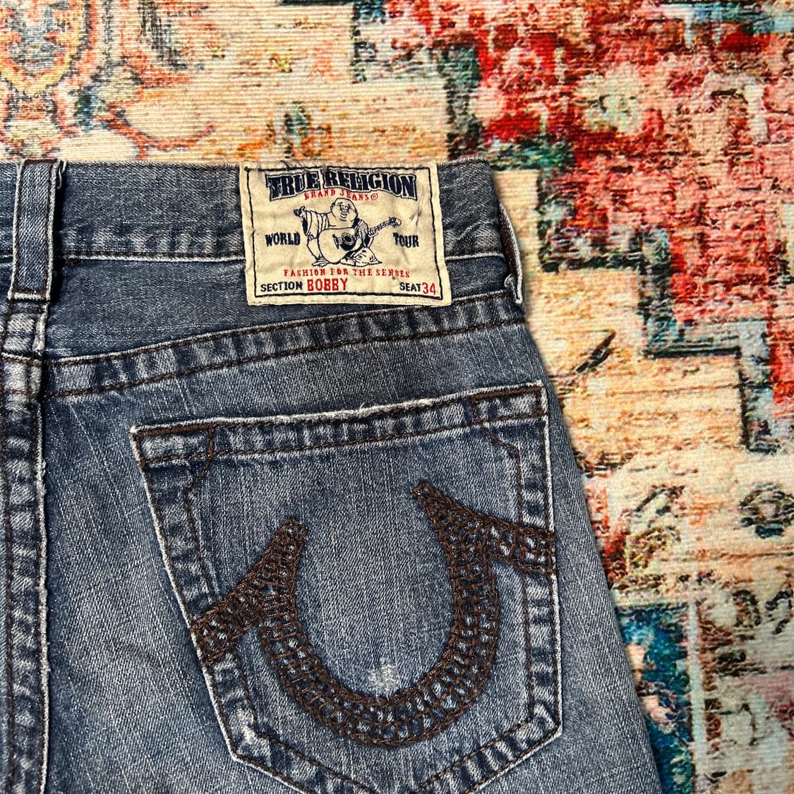 [32] 트루릴리전 바비 스트레이트 핏 데님 팬츠 상품이미지9