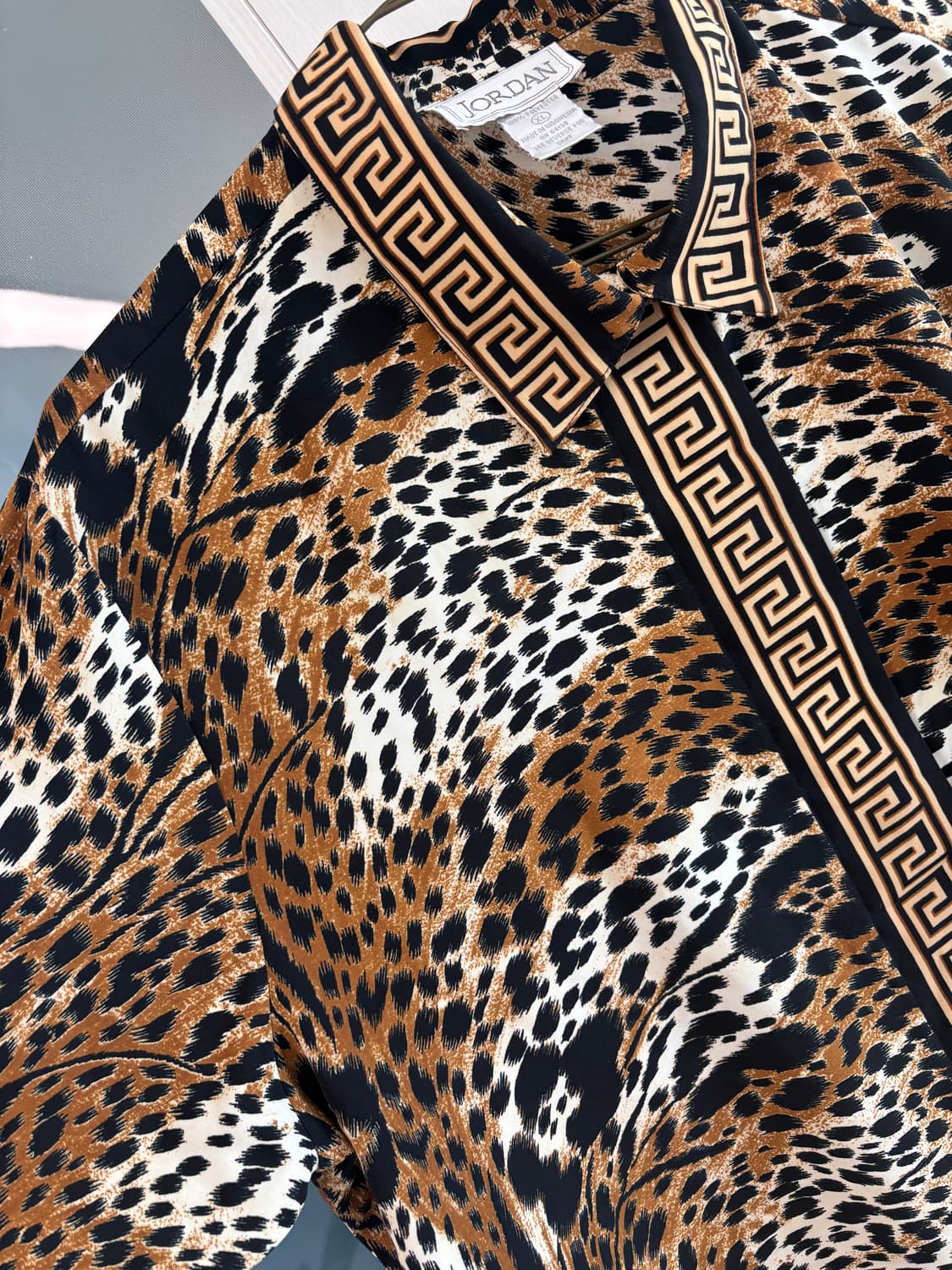 미국빈티지_레오파드 블라우스 호피블라우스 상품이미지4