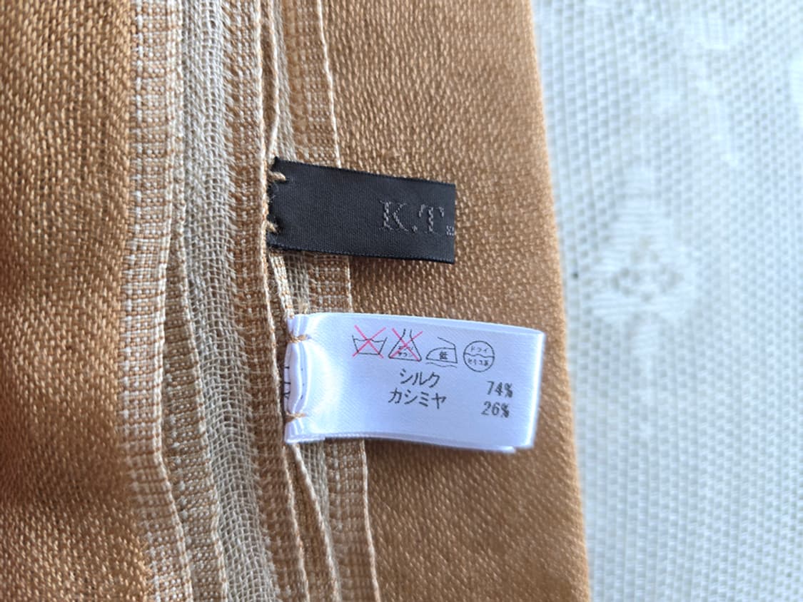 타카세 키요코 캐시미어 실크 머플러 상품이미지3