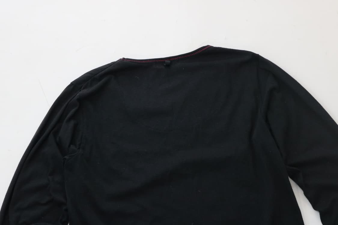 SPINASH 스피나쉬 펑크 그래피티 핑크 타탄 체크 롱슬리브 티셔츠 상품이미지6