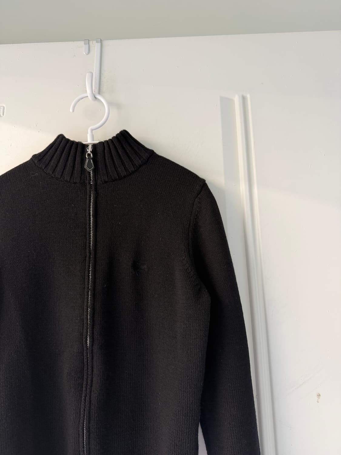 일본빈티지 버버리 블랙 니트가디건 상품이미지8