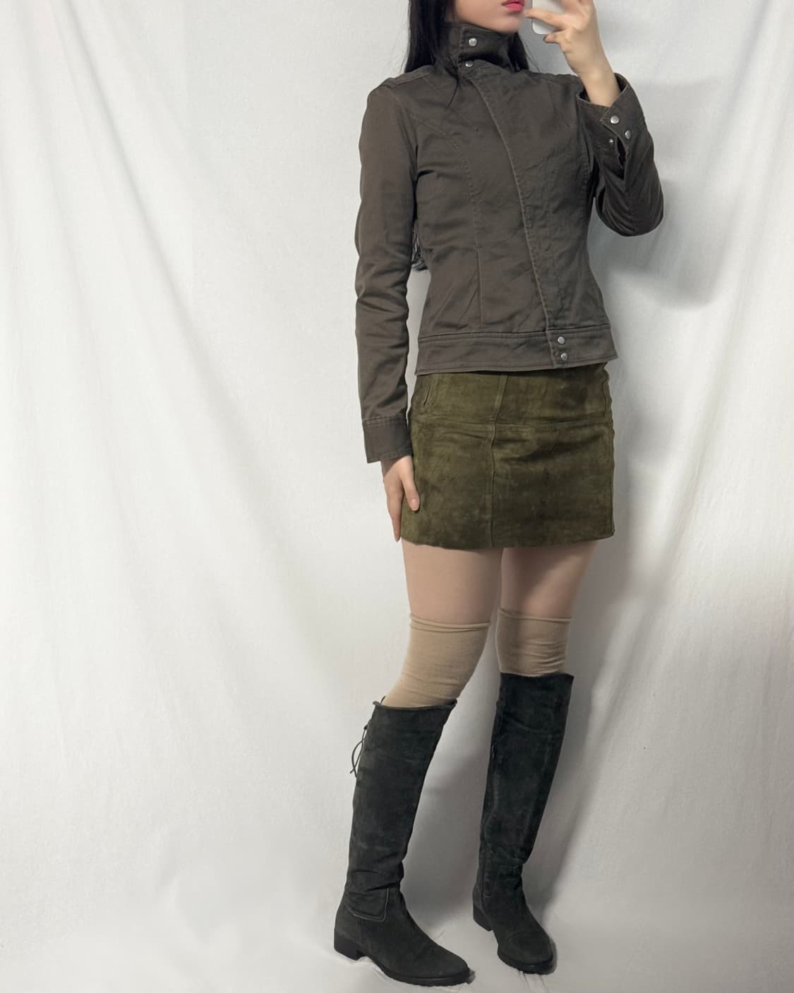 스컬프 스냅 버튼 자켓 상품이미지3