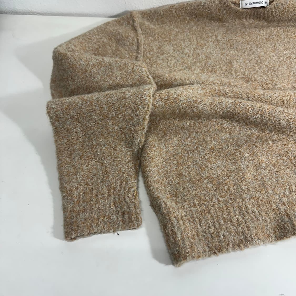 M 인템포무드 베이지 부클니트 상품이미지4