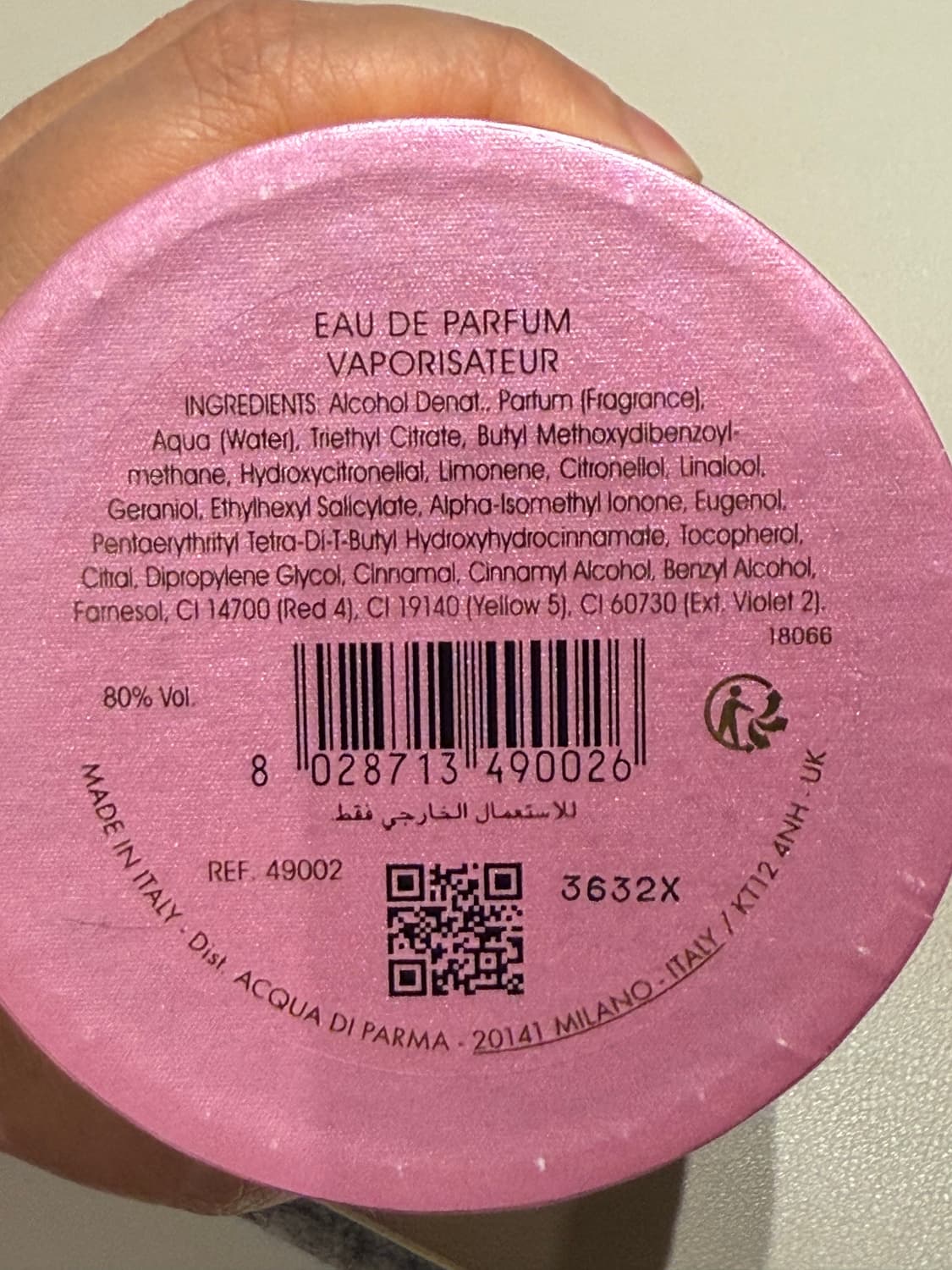 아쿠아디 파르마 로사노빌레 100ml 상품이미지4