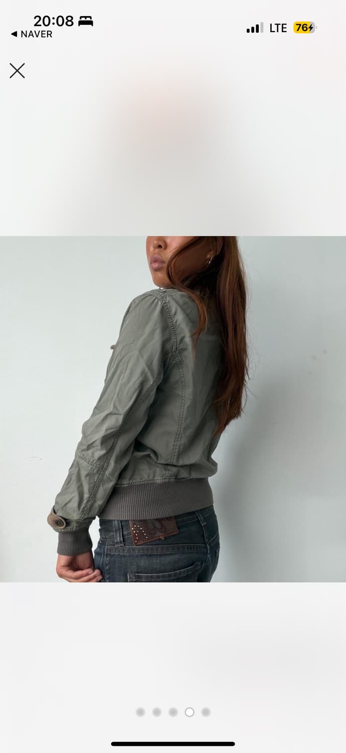 빈티지 카키 유틸리티자켓  상품이미지4