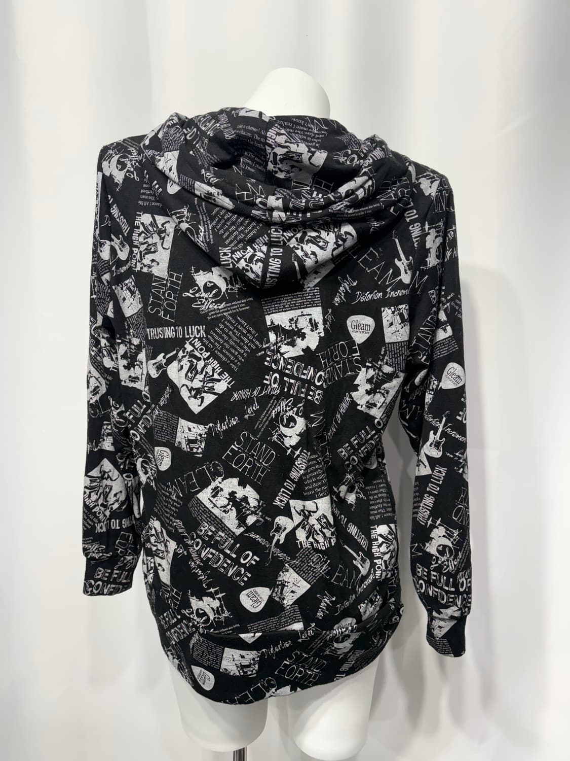 🎸블랙&그레이 프린팅 후디🎸 상품이미지7