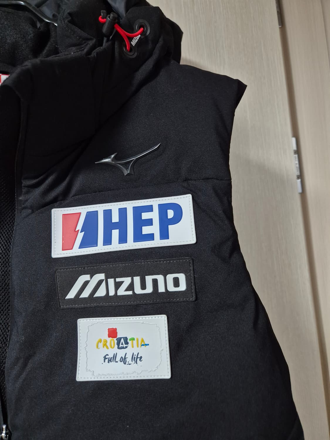 미즈노 크로 스키 다운 베스트 스키패딩조끼 XL 상품이미지4